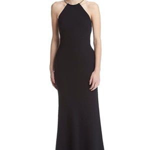 Xscape black evening gown, size 6